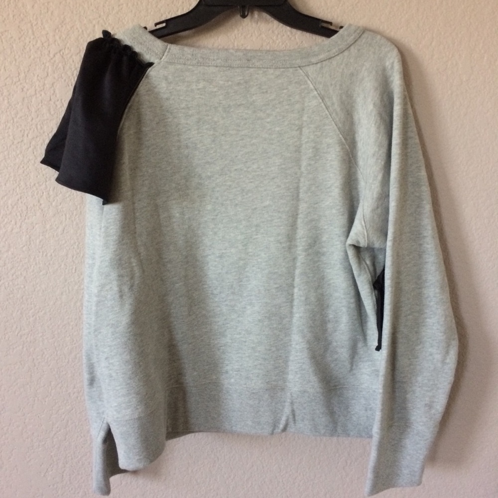 J. Crew ruffled crew neck sweatshirt - Picture 5 of 5